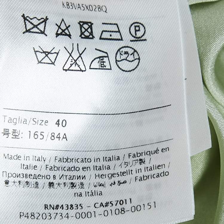 Pre Owned Valentino Multicolor Striped Wool Blend Mini Dress S