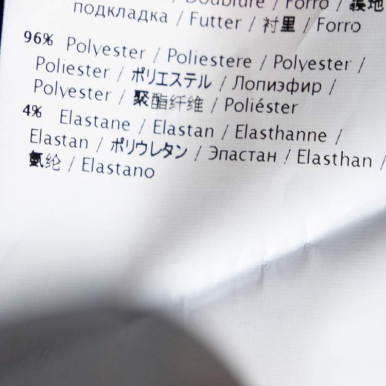 Pre Owned Valentino Black Crepe Short Sleeve Dress S