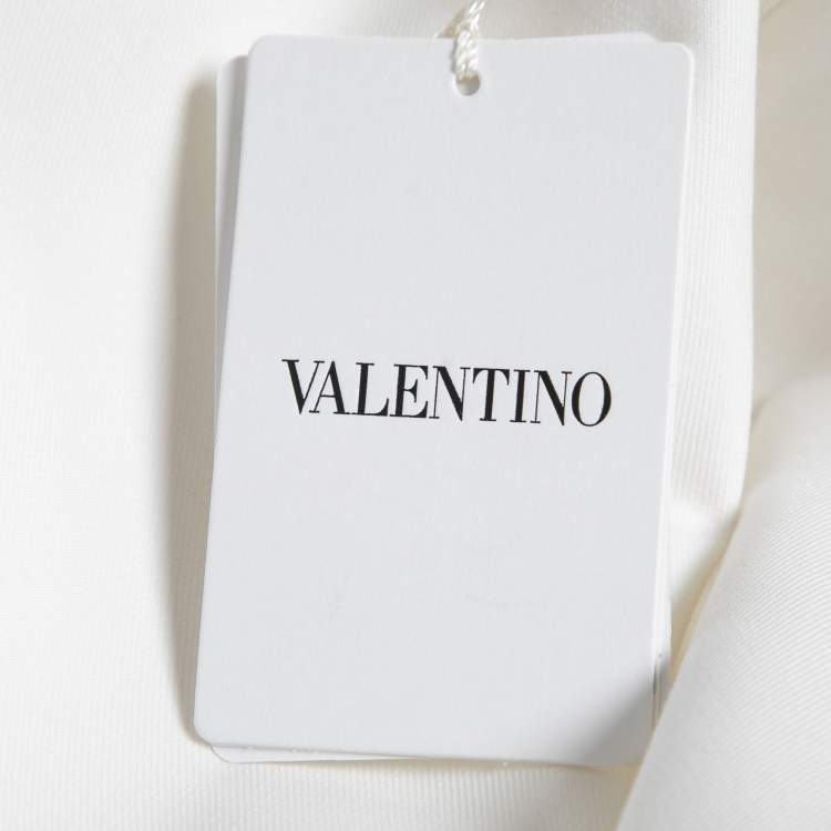 Pre Owned Valentino White Cotton Shorts M