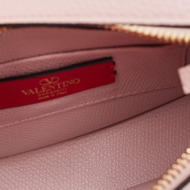 Pre Owned Valentino Lilac Leather Mini VLogo Hobo