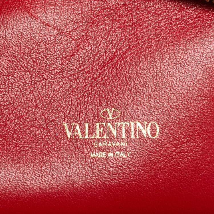 Pre Owned Valentino Beige Poudre Leather Small VLogo Walk Tote