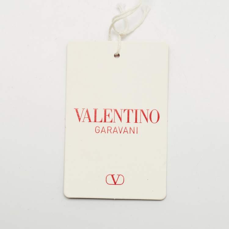 Pre Owned Valentino Black Leather VLogo Flap Crossbody Bag