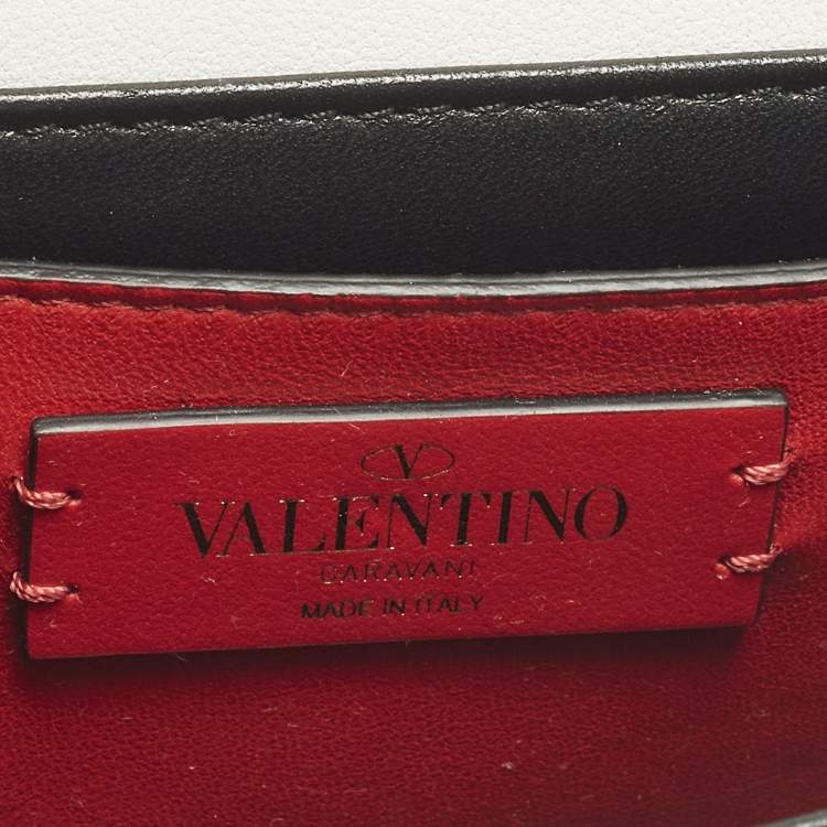 Pre Owned Valentino Supervee Small White Leather Shoulder Bag