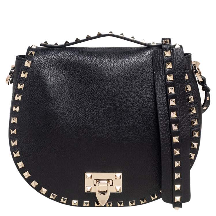 valentino saddle bag black