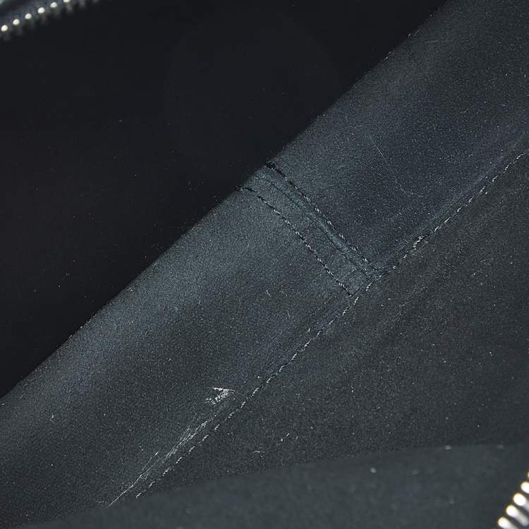 Pre Owned Valentino Black Leather VLTN  Belt Bag