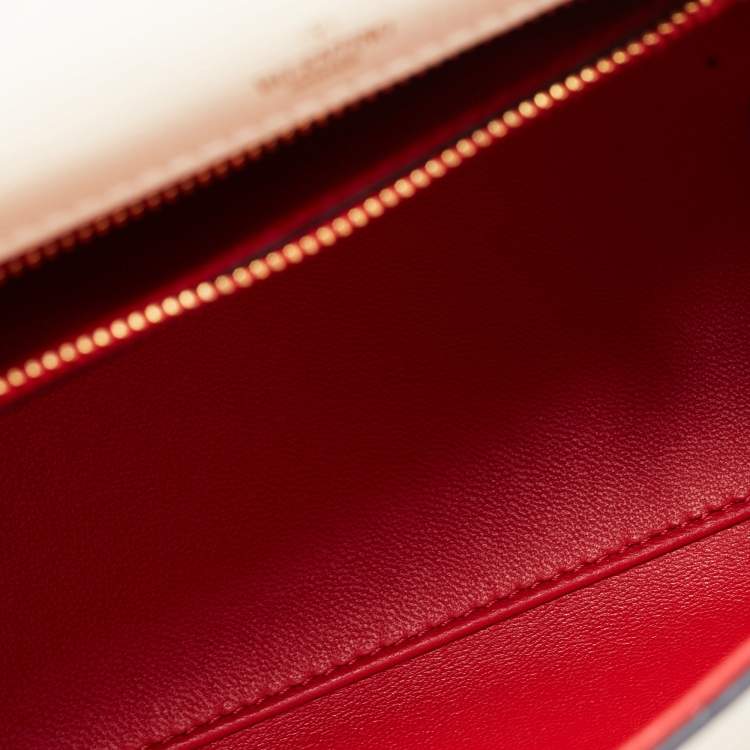 مملوكة مسبقًا Valentino Off White Leather Small Alcove Top Handle Bag