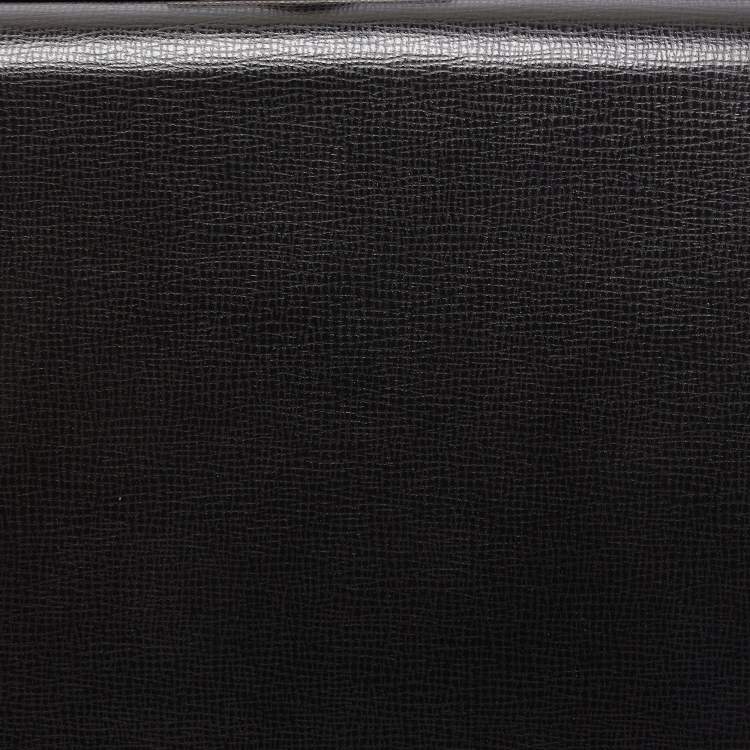 Pre Owned Valentino Black Leather Alcove Rockstud Clutch