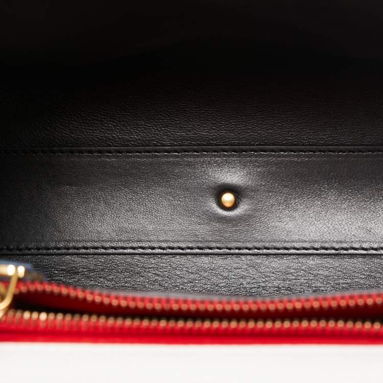 Pre Owned Valentino White Leather Small VSling Top Handle Bag