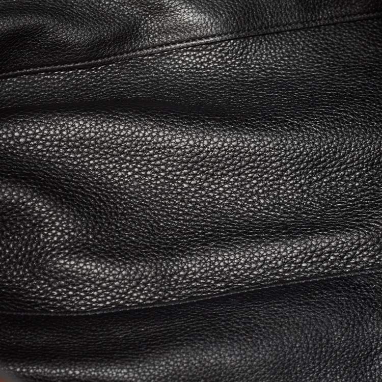 Pre Owned Valentino Brown/Black Leather Identity Reversible Tote