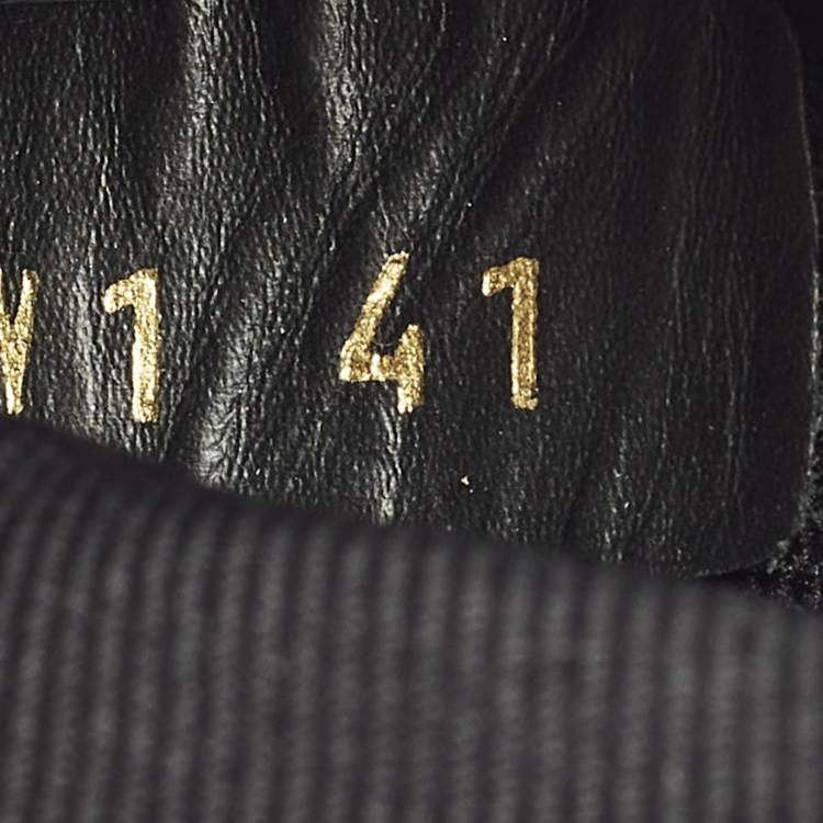 Pre Owned Valentino VLTN Heroes Size 41 Multicolor Fabric and Leather High Top Sneakers