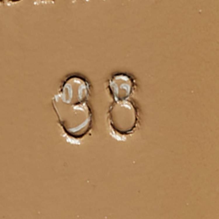 Pre Owned Valentino Rockstud Size 38 Beige Leather Ankle Wrap Pumps