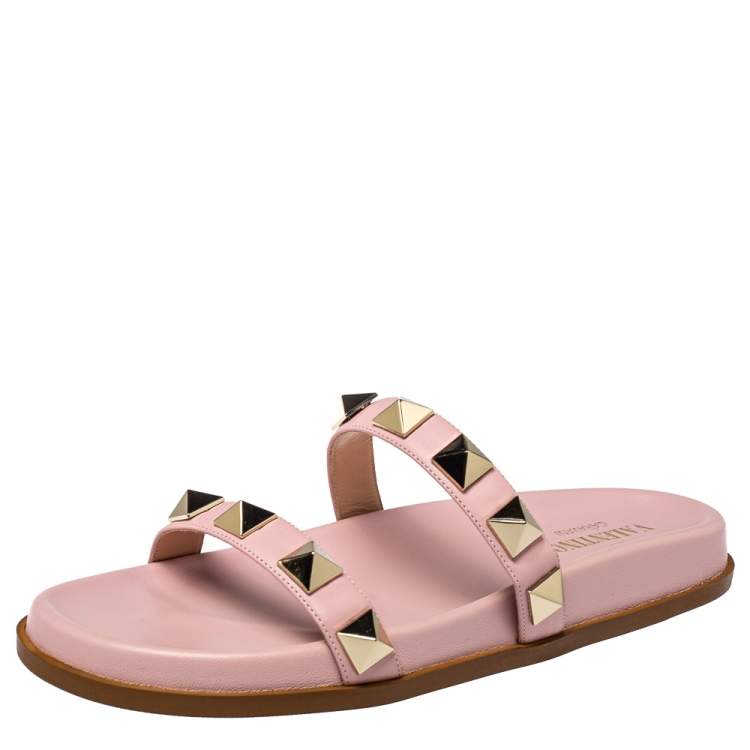 valentino rock stud slides