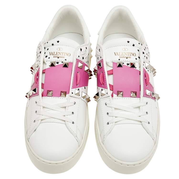 Frontrow leather trainers Louis Vuitton Pink size 39 EU in Leather