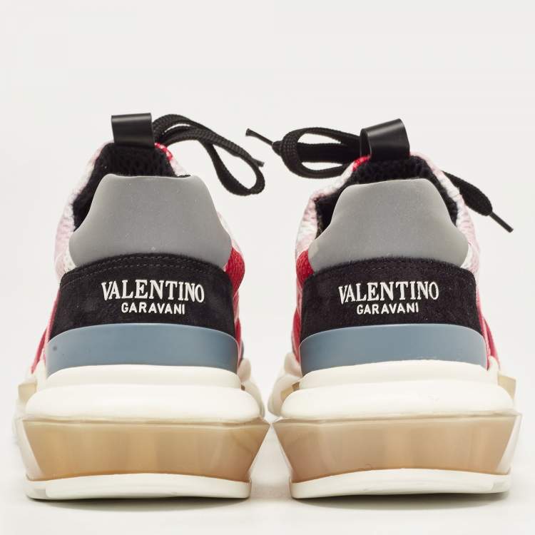 مملوكة مسبقًا Valentino Multicolor Camouflage Mesh Bounce Sneakers Size 40
