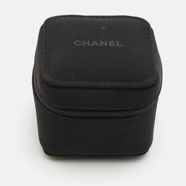 Pre Owned Valentino VLogo Gold Tone Earrings