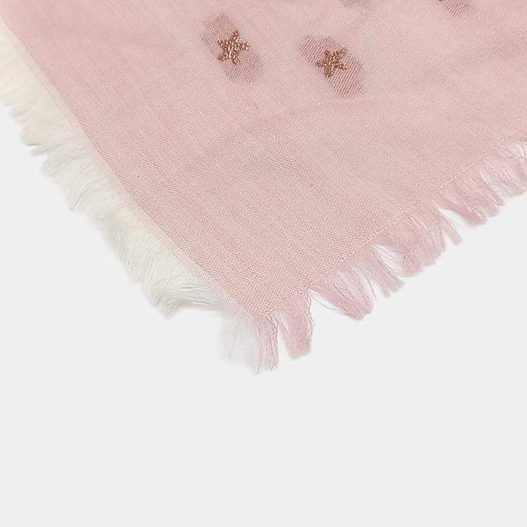 Pre Owned Valentino Wool Pink muffler