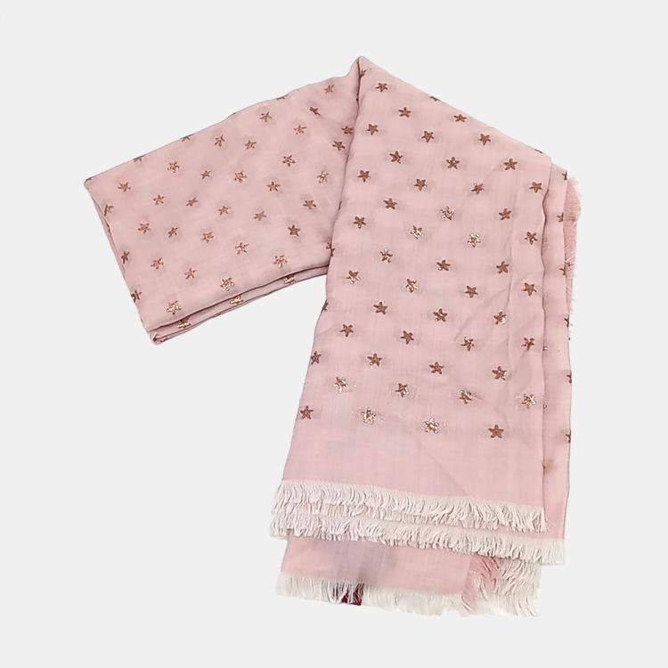 Pre Owned Valentino Wool Pink muffler