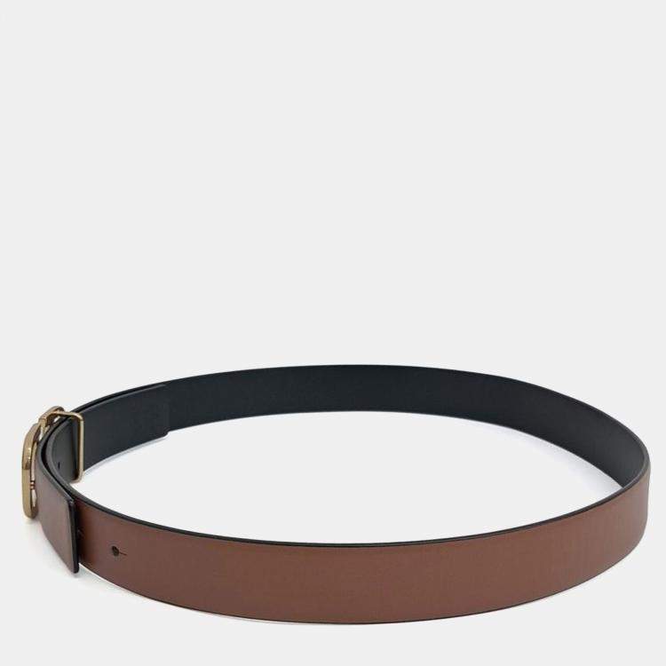 Pre Owned Valentino V-logo reversible belt
