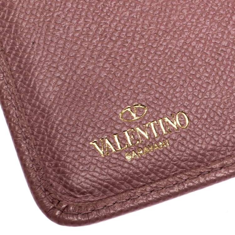 Pre Owned Valentino Light Pink Leather iPad Cover