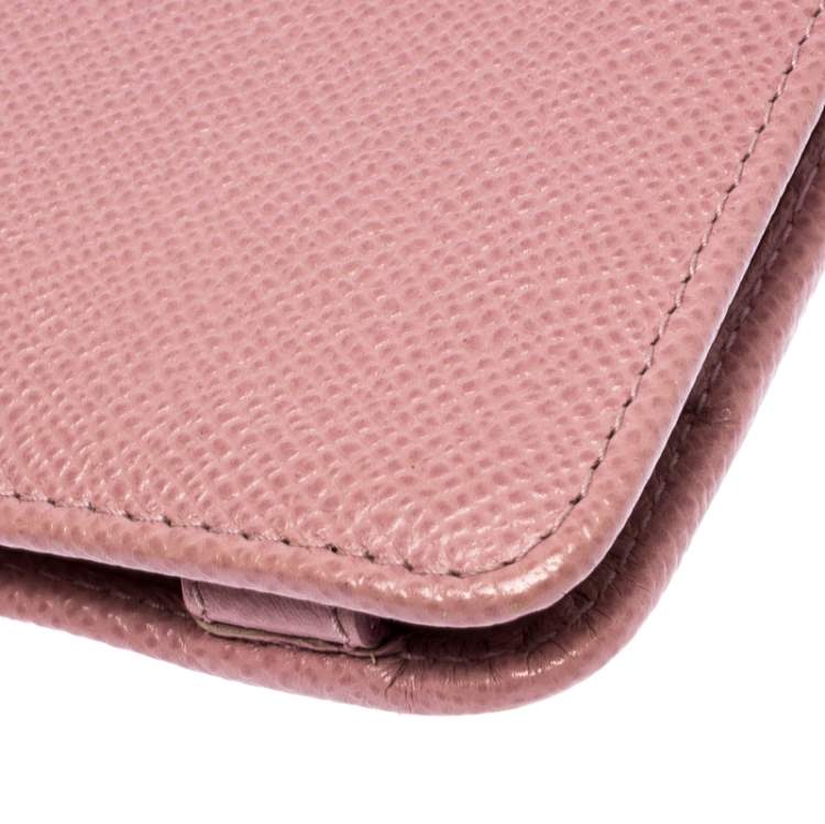 Pre Owned Valentino Light Pink Leather iPad Cover