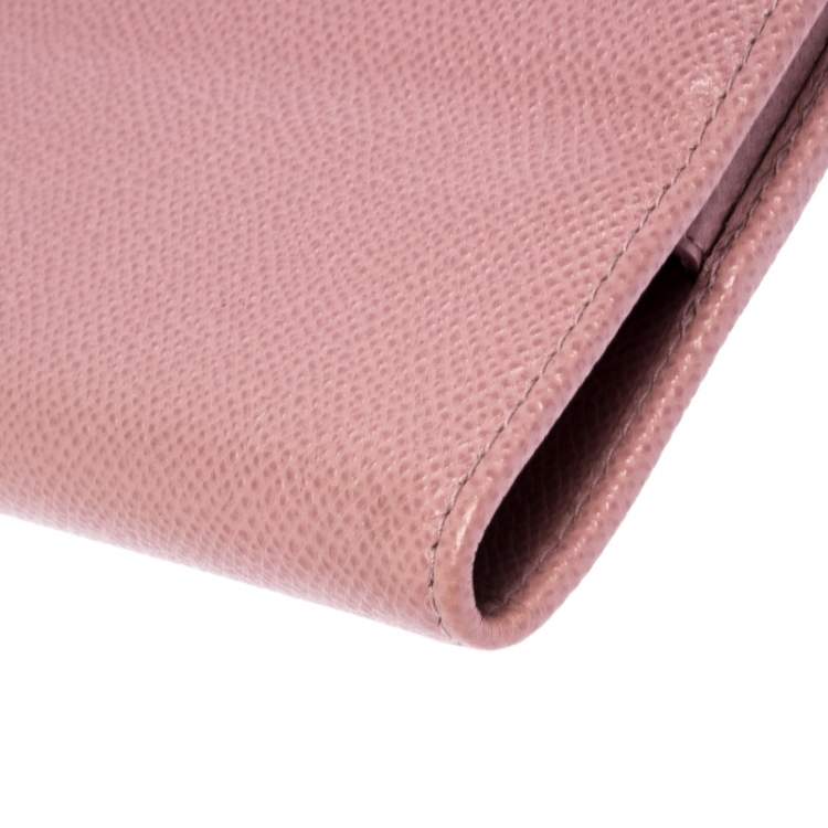 Pre Owned Valentino Light Pink Leather iPad Cover