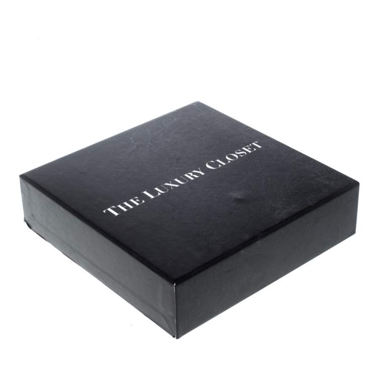 Pre Owned Valentino Powder Blue Leather Rockstud Wrap Bracelet 