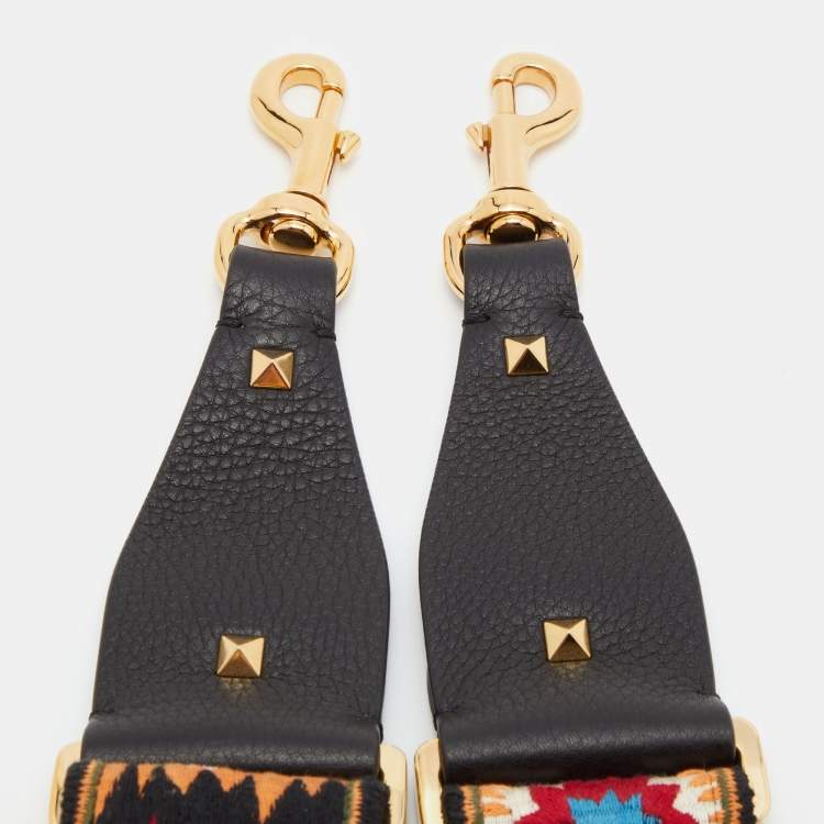 Pre Owned Valentino Multicolor Enchanted Wonderland Canvas Strap You Shoulder Bag