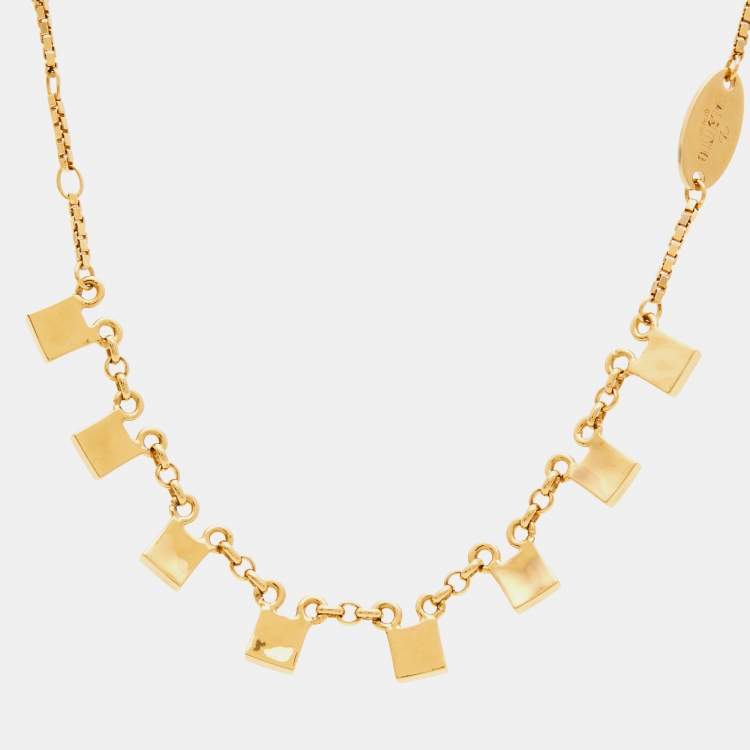 Pre Owned Valentino Rockstud Gold Tone Bracelet