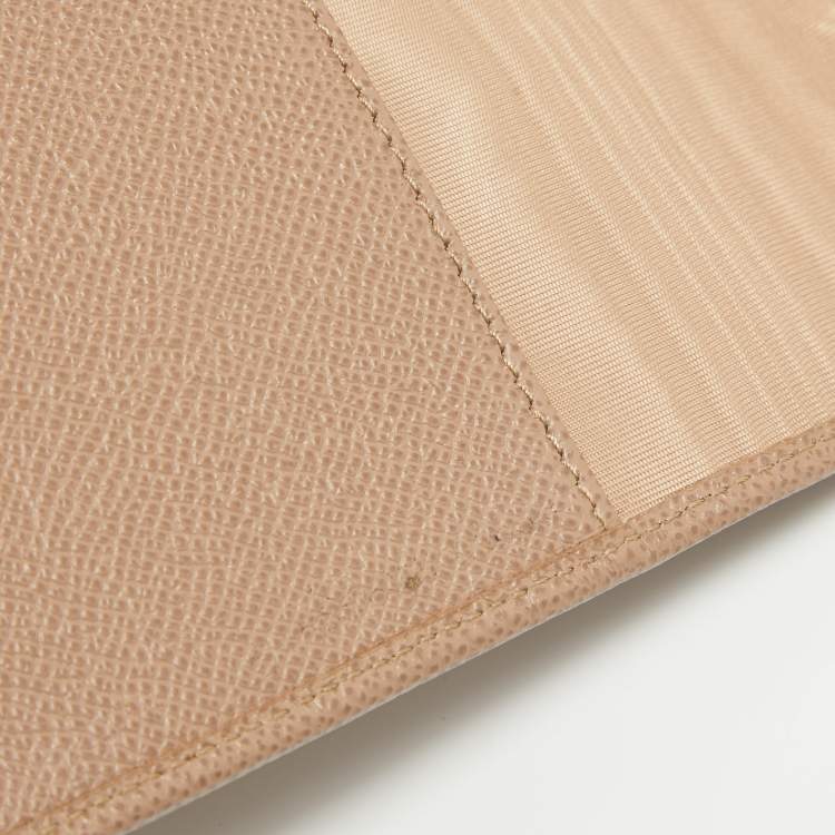 Pre Owned Valentino Beige Leather Flap iPad Cover