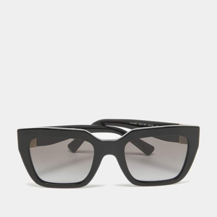 Pre Owned Valentino Black Gradient VA 4097 Square Sunglasses