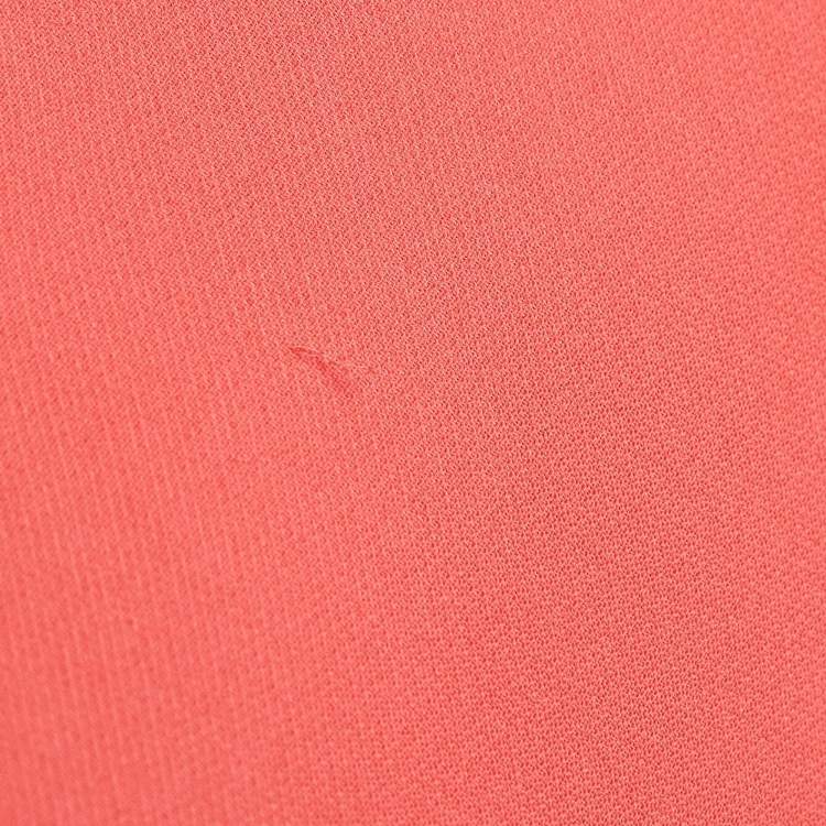 Pre Owned Valentino Pink Crepe Embellished Maxi Dress M