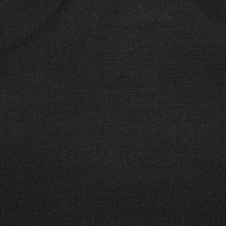 Pre Owned Valentino Black Wool Blend Halter Mini Dress L