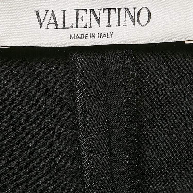 Pre Owned Valentino Black Wool Blend Short S