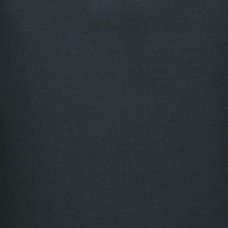 مملوكة مسبقًا Valentino Black Wool Blend Neck Detail Mini Dress S