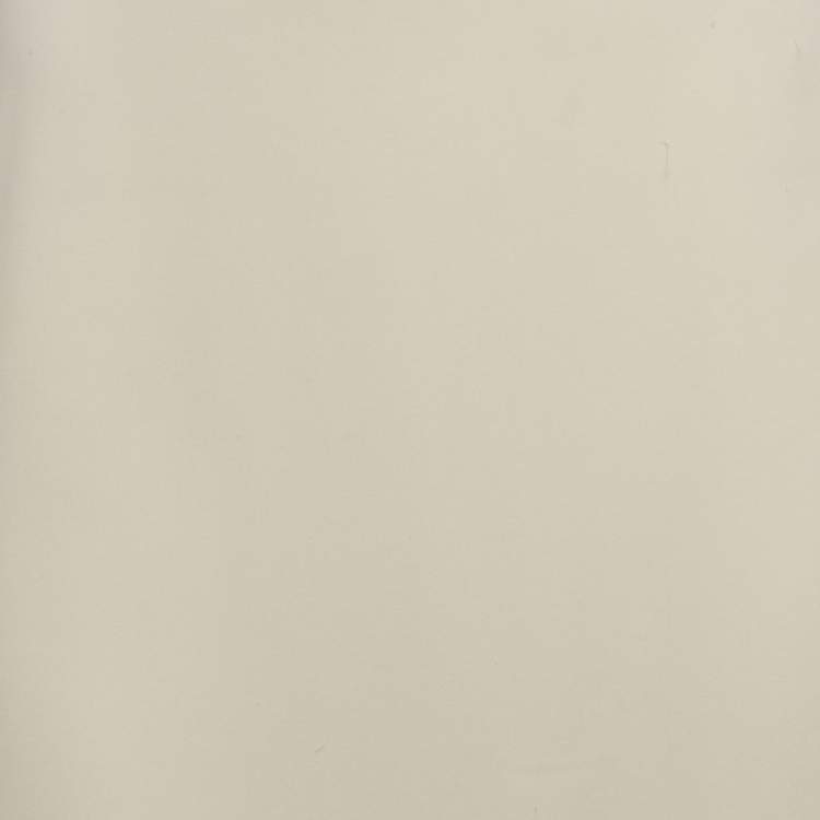 Pre Owned Valentino Cream Silk Midi Skirt M