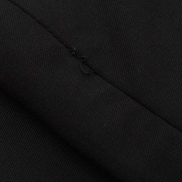 Pre Owned Valentino Black Wool Blend Midi Skirt L