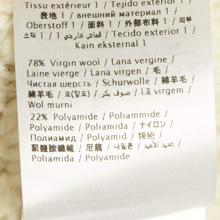 Pre Owned Valentino Gold Metallic Coated Knit Mini Skirt XS