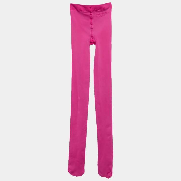 مملوكة مسبقًا Valentino Pink Jersey Tights S