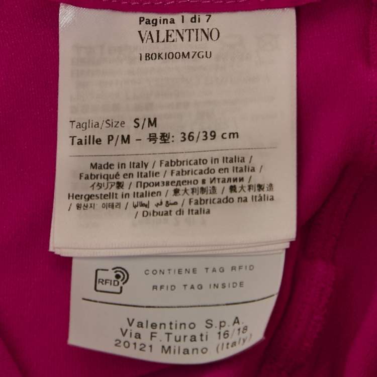 مملوكة مسبقًا Valentino Pink Jersey Tights S