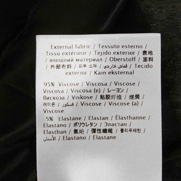 Pre Owned Valentino Gold Sequin Jersey Long Sleeve Mini Dress XL