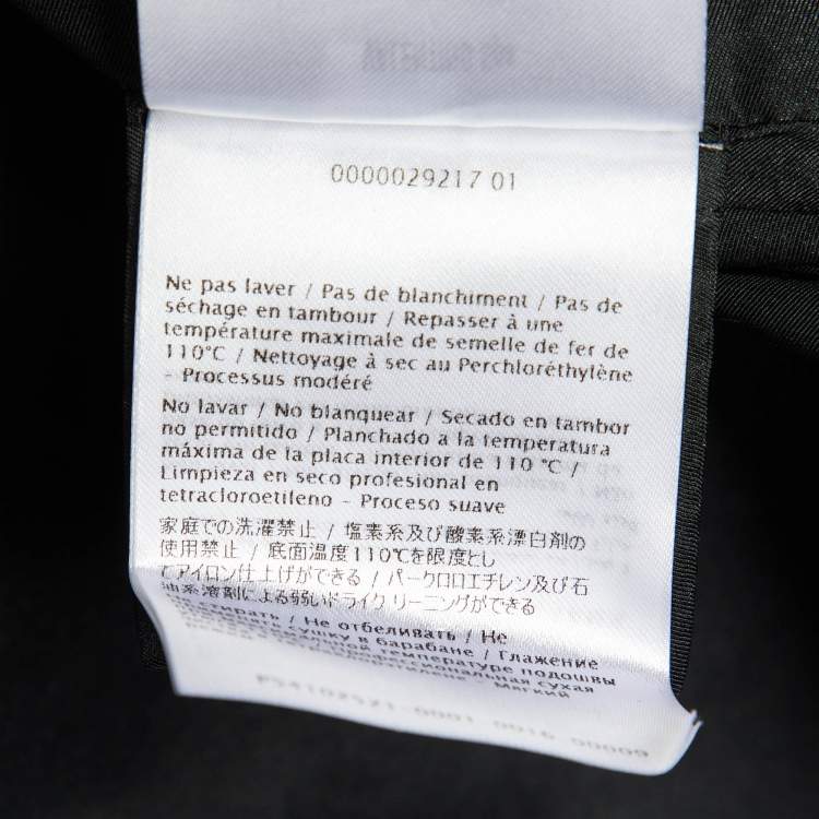 Pre Owned Valentino Black Deconstructed VLogo Bat Sleeves Jacket S