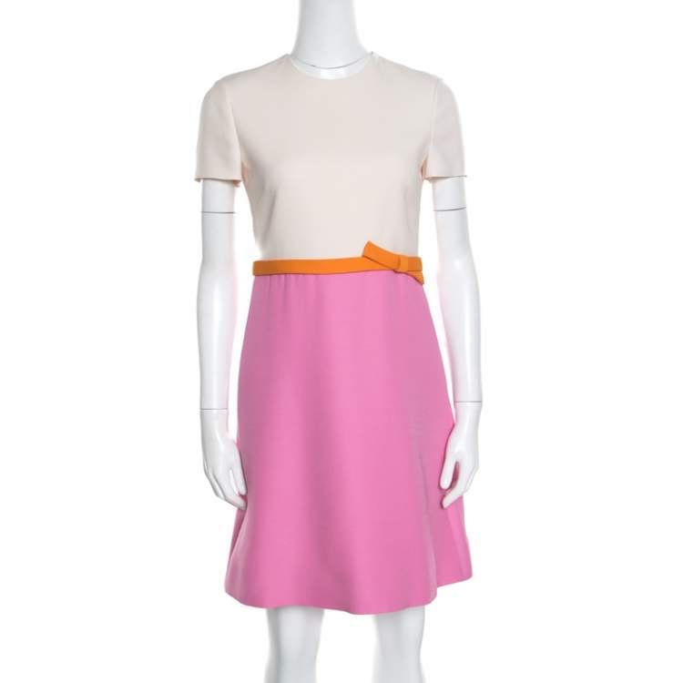 valentino colorblock dress