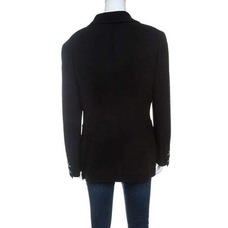 Pre Owned Valentino Boutique Vintage Black Blazer XL