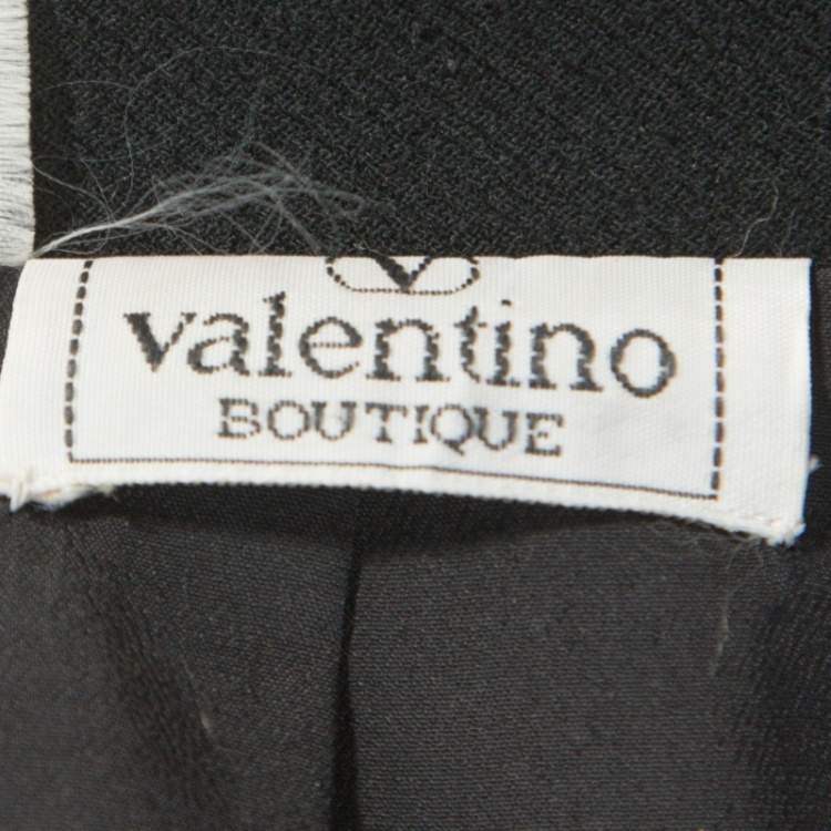 Pre Owned Valentino Boutique Vintage Black Blazer XL