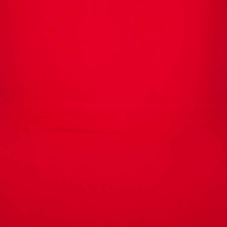 Pre Owned Valentino Red Silk Oversized Sleeve Maxi Dress XL