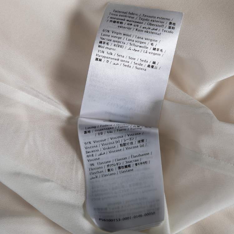 Pre Owned Valentino Pink Crepe Sequin Embellished Shift Dress M