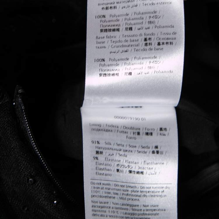 Pre Owned Valentino Black Mesh Beaded Embellished Tulle Maxi Dress M