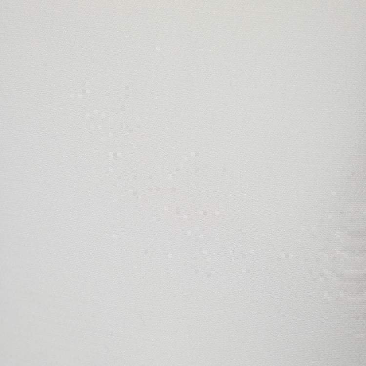 Pre Owned Valentino Ivory White Wool & Silk Shift Dress L