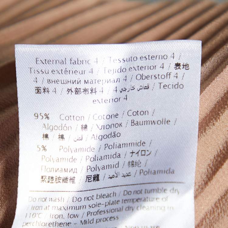 Pre Owned Valentino Color Block Silk Tiered Midi Dress S