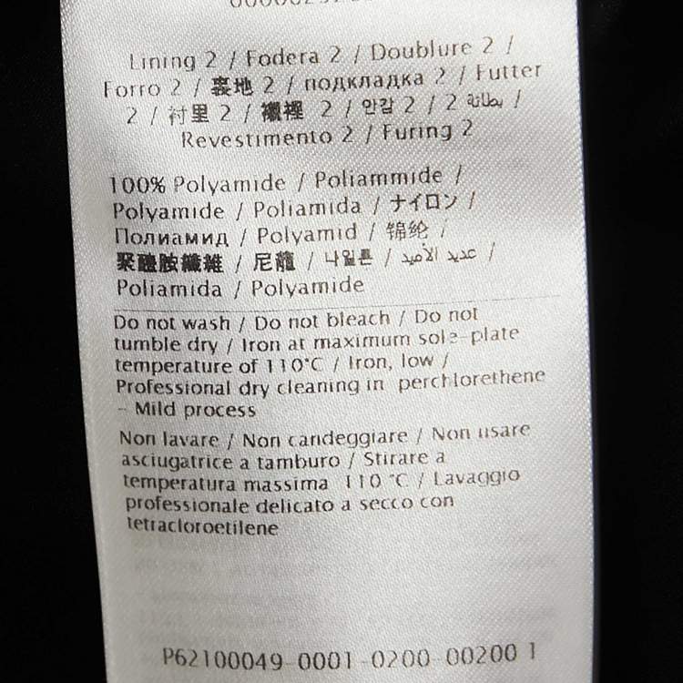 مملوكة مسبقًا Valentino Black Wool Blend Lace Trimmed Turtle Neck Mini Dress XL